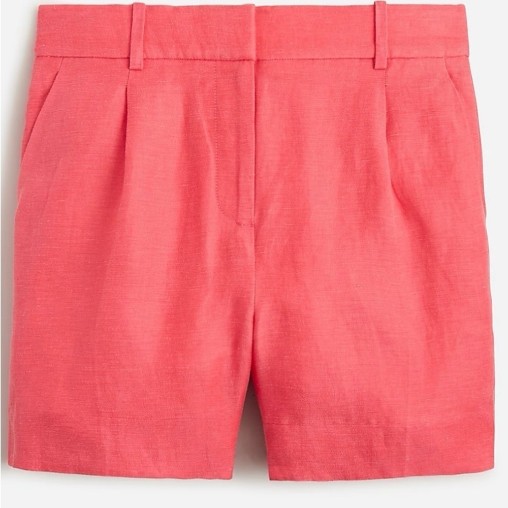 J. Crew High-rise Chelsea Linen/cupro Blend Short - Picture 3 of 8